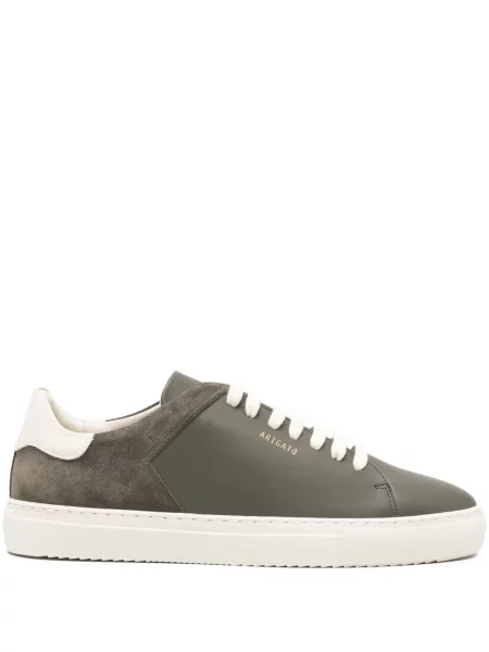 Sneakerși Axel Arigato din piele de căprioară verde