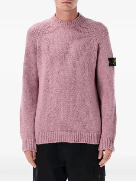 Pulover Stone Island cu strasuri roz