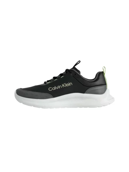Calvin Klein Sportbačiai be auliuko tamsiai pilka balta juoda