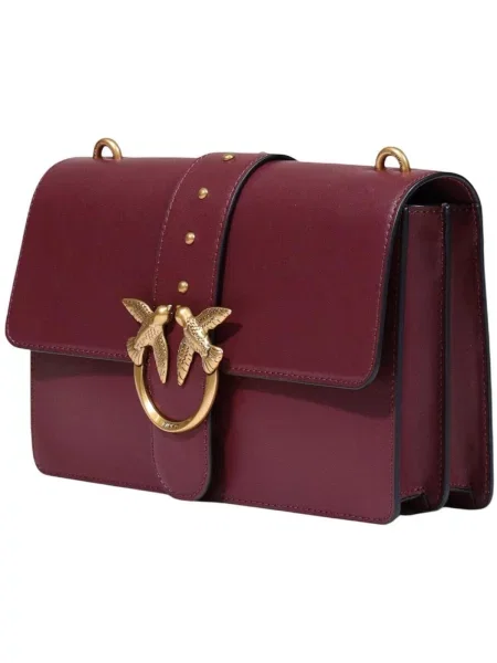 Klasická crossbody kabelka Pinko červená