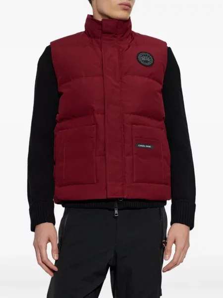 Matlasat vestă Canada Goose roșu