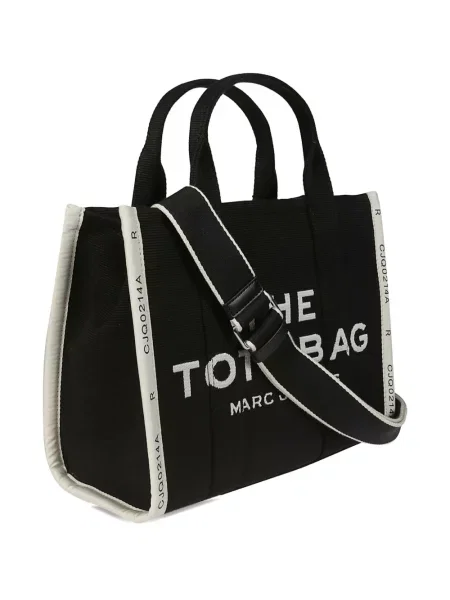 Geantă shopper Marc Jacobs din jacard negru