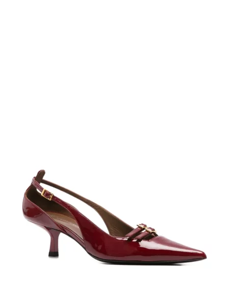 Pantofi cu toc Giuseppe Zanotti din piele roșu