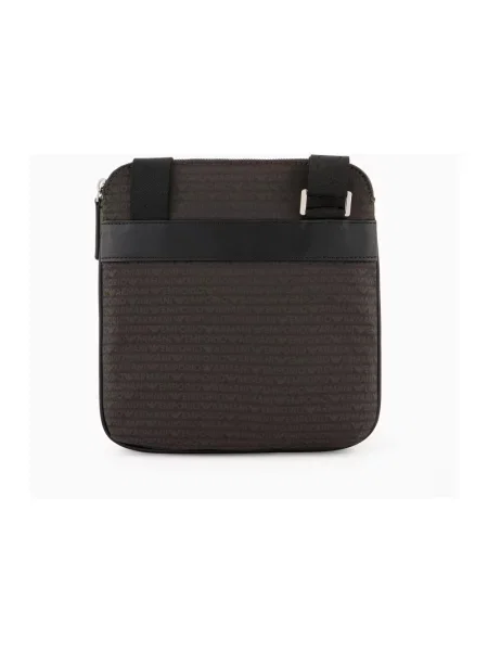 Torba crossbody Emporio Armani z logo zielona