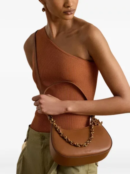Geantă Lauren Ralph Lauren maro
