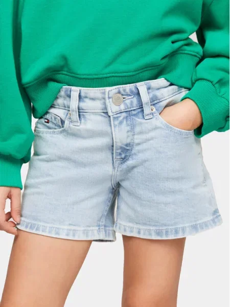 Džínové šortky Tommy Hilfiger modré