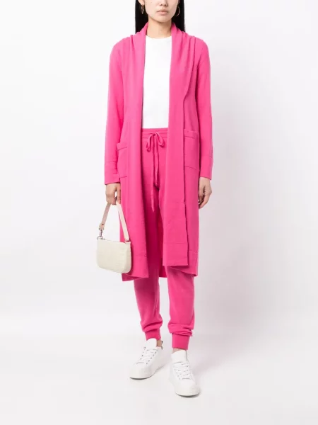 Kašmírové teddy pás kalhoty Teddy Cashmere růžové