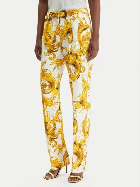 Versace Jeans Couture Pantaloni din alb