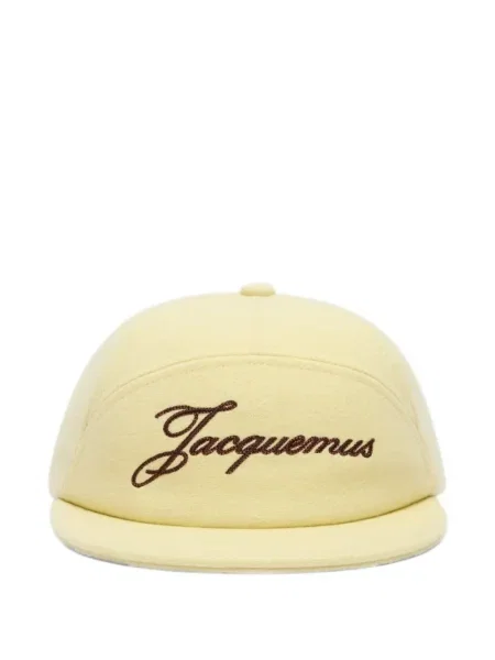 Șapcă Jacquemus cu broderie galben