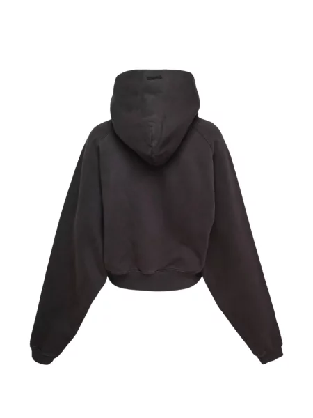 Суичър с качулка Fear Of God Essentials с принт черно