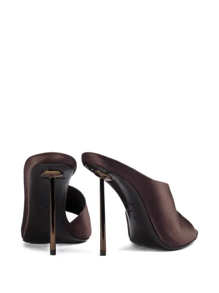 Papuci tip mules Le Silla maro
