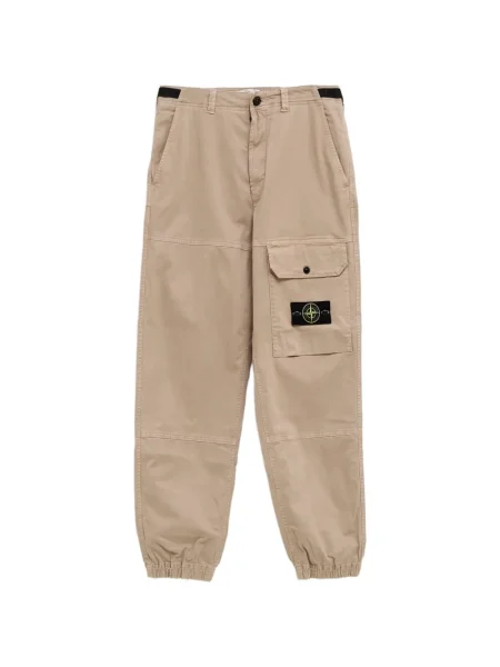 Pantaloni Stone Island cu strasuri cu buzunare aplicate