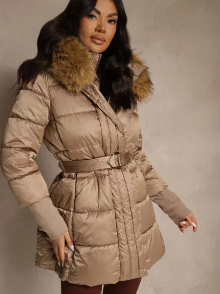 Geacă Lilittia închis bej