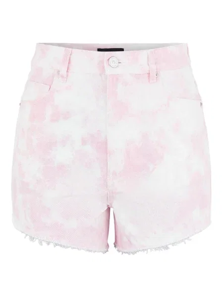 PIECES Hlače lila roza