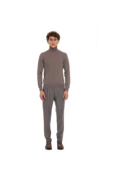 Sweter z golfem Drumohr szary