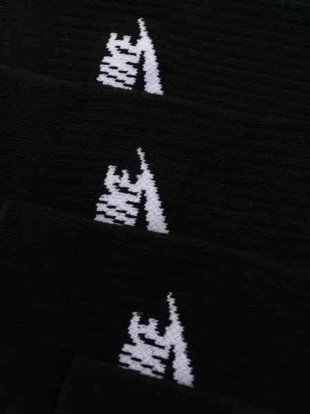 Skarpety Nike z nadrukiem białe