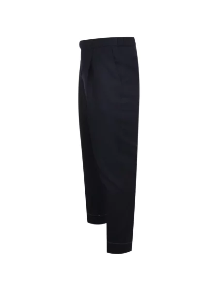 Pantaloni Brioni de lână albastru