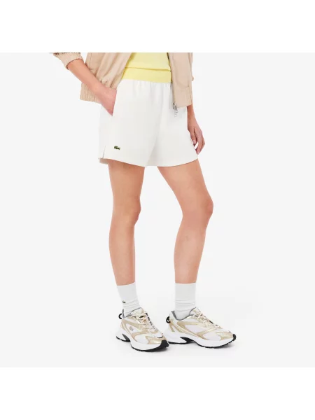 Lacoste Szorty Relaxed Fit białe