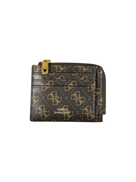 Jeansy Guess skórzane eleganckie czarne