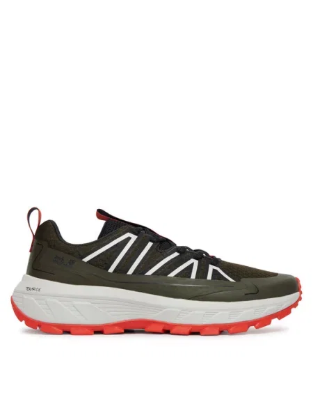 Bakancs Jack Wolfskin Wild Hike Low M zöld
