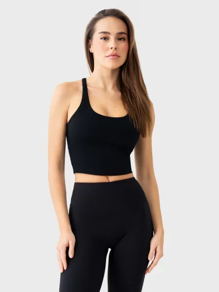 Спортивний топ AVECS чорний