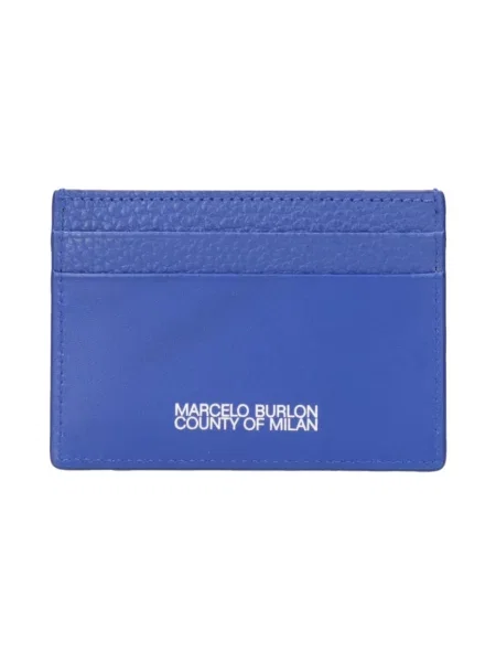 Portfel Marcelo Burlon niebieski