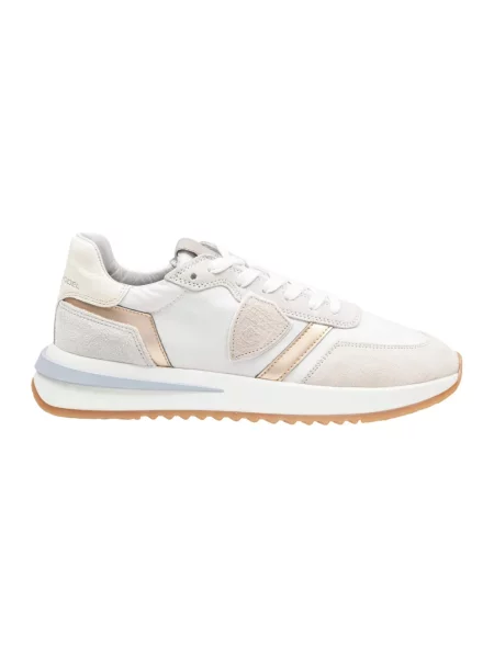 Buty do biegania Philippe Model zamszowe do biegania białe