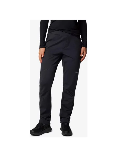 Spodnie długie Columbia Vast Canyon High-Rise Softshell XS czarne