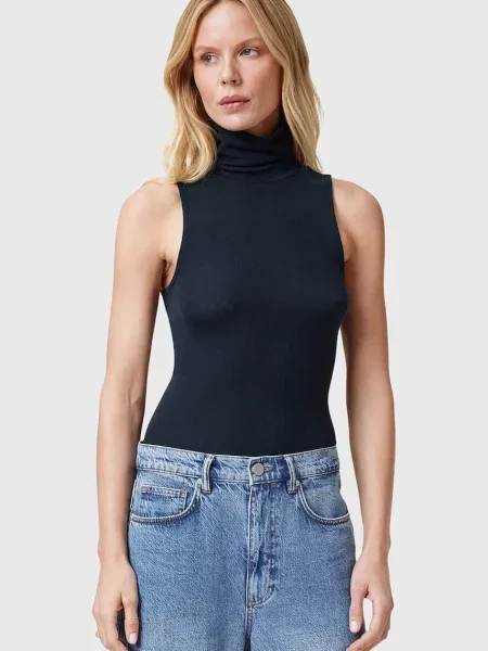 Top AllSaints BEC ROLL mornarsko modra