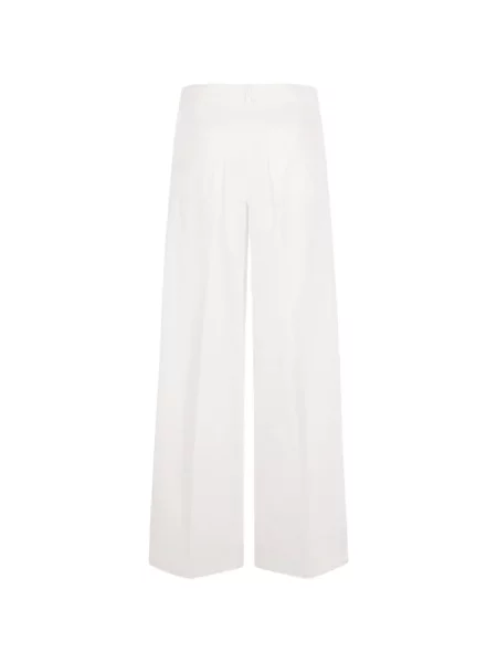 Pantaloni Aspesi de catifea cord alb