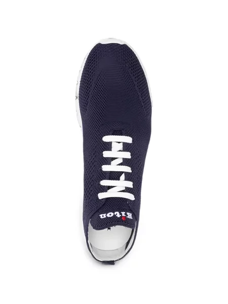 Fűzős csipkés sneaker Kiton kék
