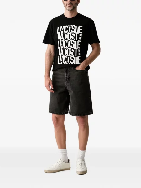 Tricou Lacoste cu imagine negru