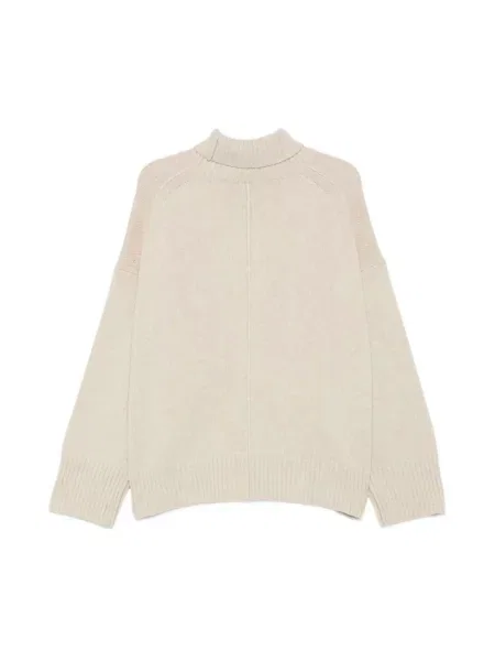 Sweter Soeur wełniany beżowy