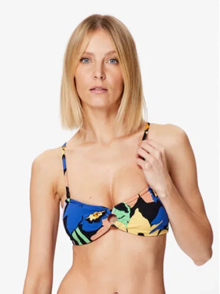 Купальник суцільний ROXY Color Jam Bandeau anthracite flower jammin