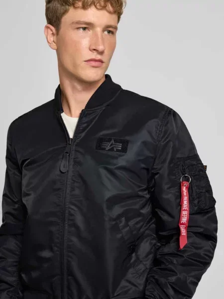Kurtka Alpha Industries ZH Back Print black / reflective czarny
