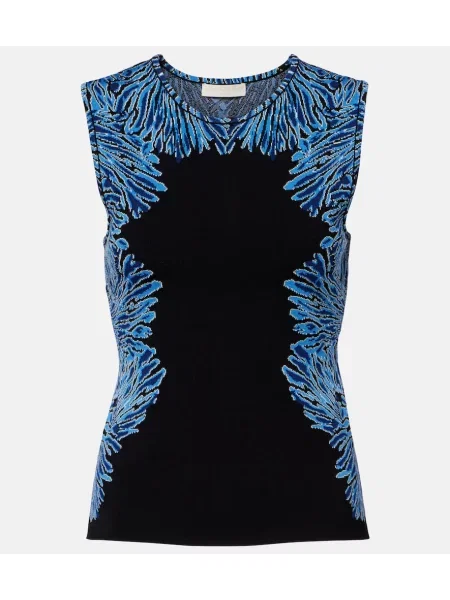 Top Ulla Johnson tricotate albastru