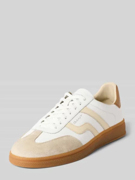 Sneakersy z naturalnej skóry model Cuzmo' Gant białe