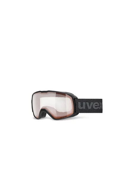 Lyžařské brýle UVEX Xcitd V black matt/mirror red clear černé