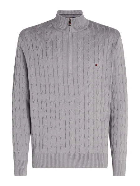 TOMMY HILFIGER Pulover Classic' siva