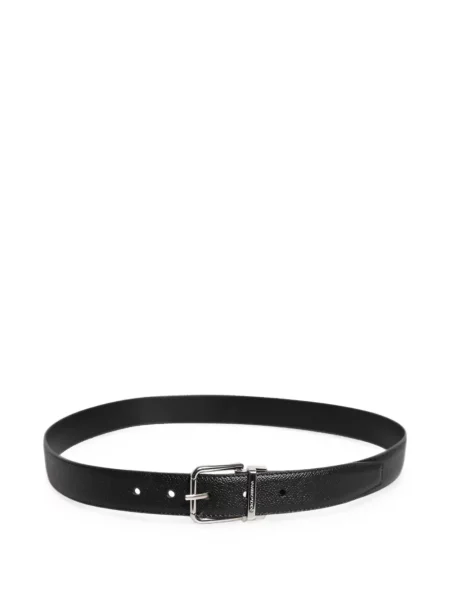 Cu centură curea Dolce & Gabbana din piele cu cataramă negru