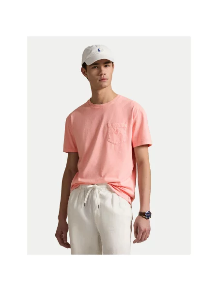 Футболка Polo Ralph Lauren розовая
