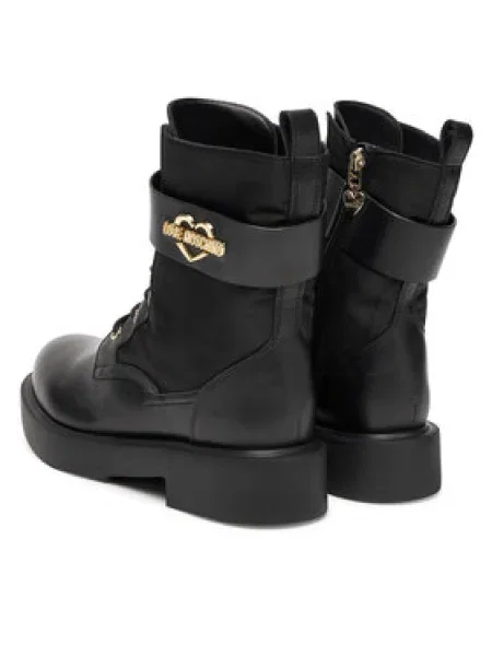 Bokacsizma LOVE MOSCHINO fekete