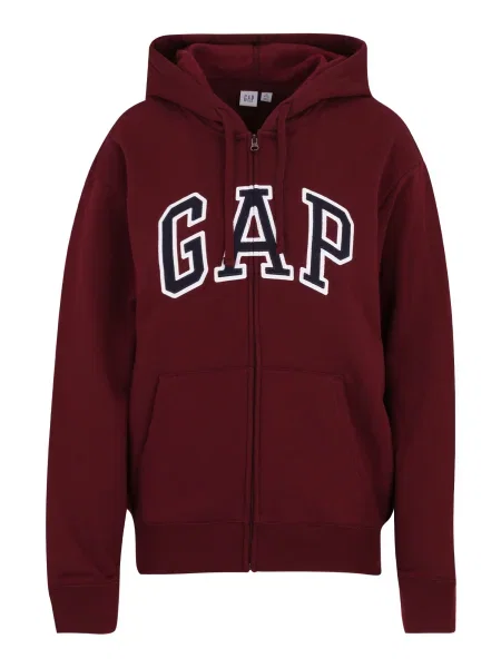 Gap Tall Hanorac HERITAGE bleumarin / roșu burgundy alb