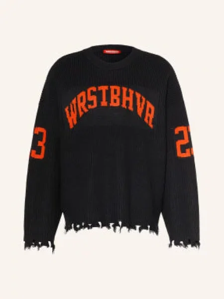 Wrstbhvr Svetry Tove / oranžová černá