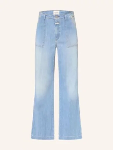 Closed Dżinsy Z Rozszerzanymi Nogawkami Aria blau niebieskie