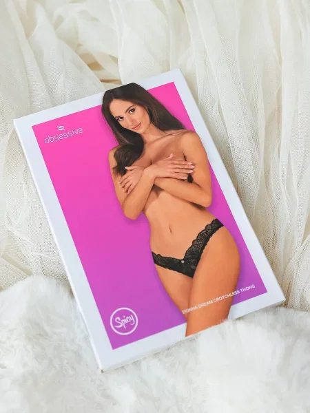 Стринги Obsessive черные
