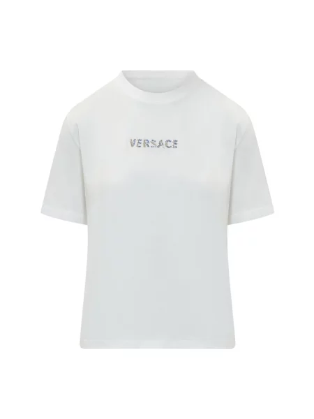 Koszulka Versace z logo biała
