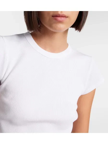 Tricou Agolde tricotate alb