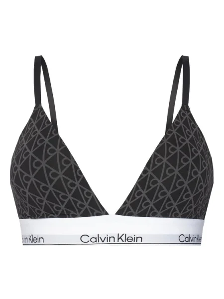 Сутиен Calvin Klein Underwear с изчистен дизайн черно