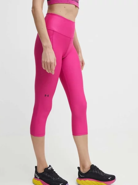 Панталон Under Armour с изчистен дизайн розово